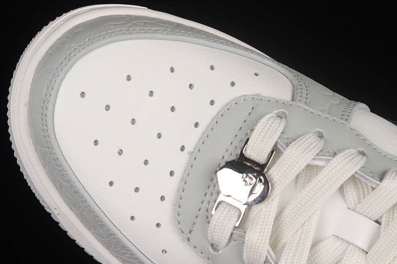 A Bathing Ape Bate Sta Low M2 White Grey