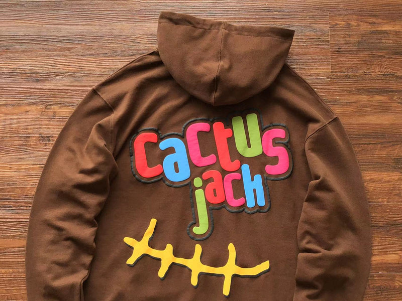 Moletom Cactus Jack x McDonalds Brown Hoodie Smile