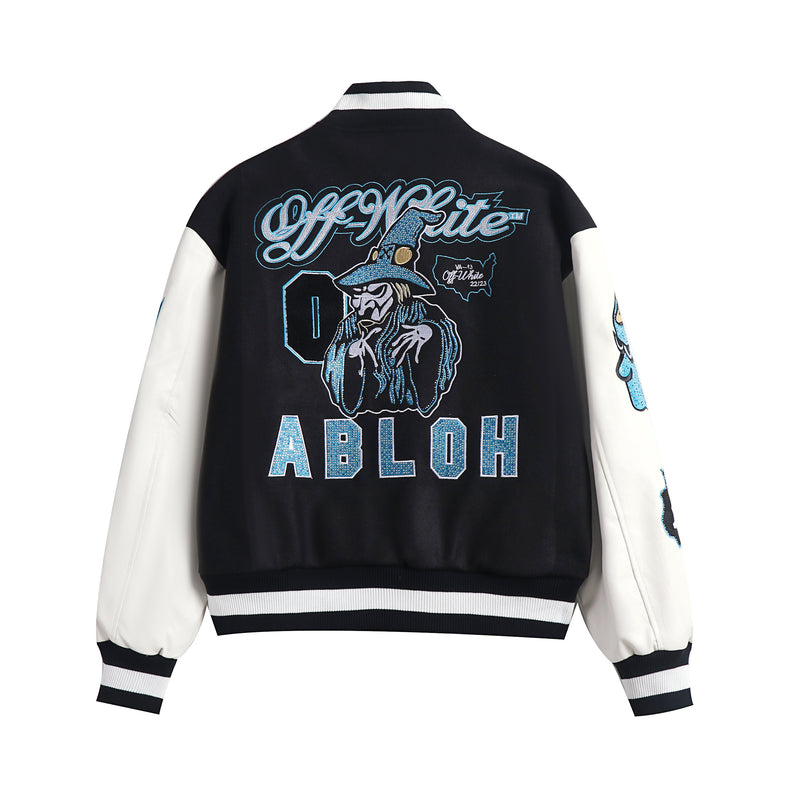 Jaqueta Off-White Varsity Abloh Mage