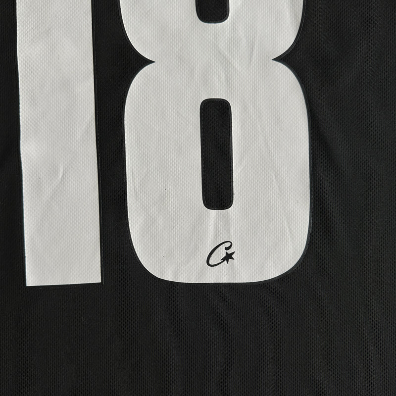 Camisa Corteiz "Panel Jersey Black"