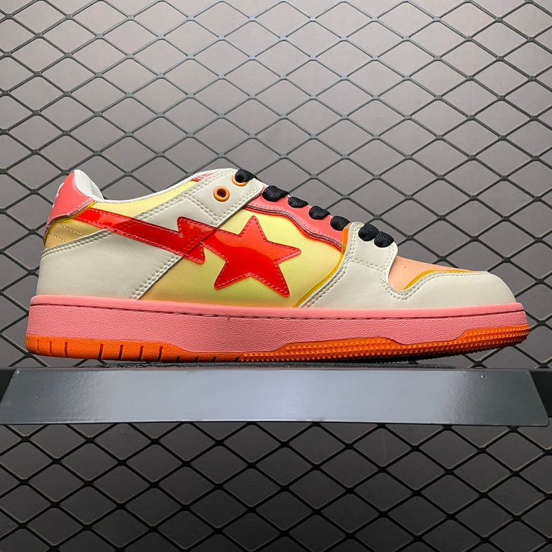 A Bathing Ape Bape SK8 Sta Low Orange