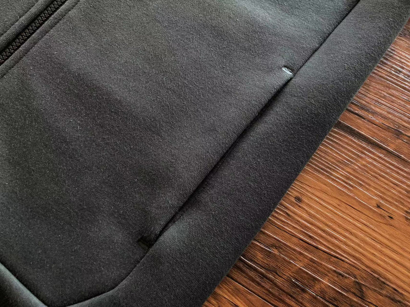 Jaqueta Nike Tech Fleece "All Black Orange Detail"