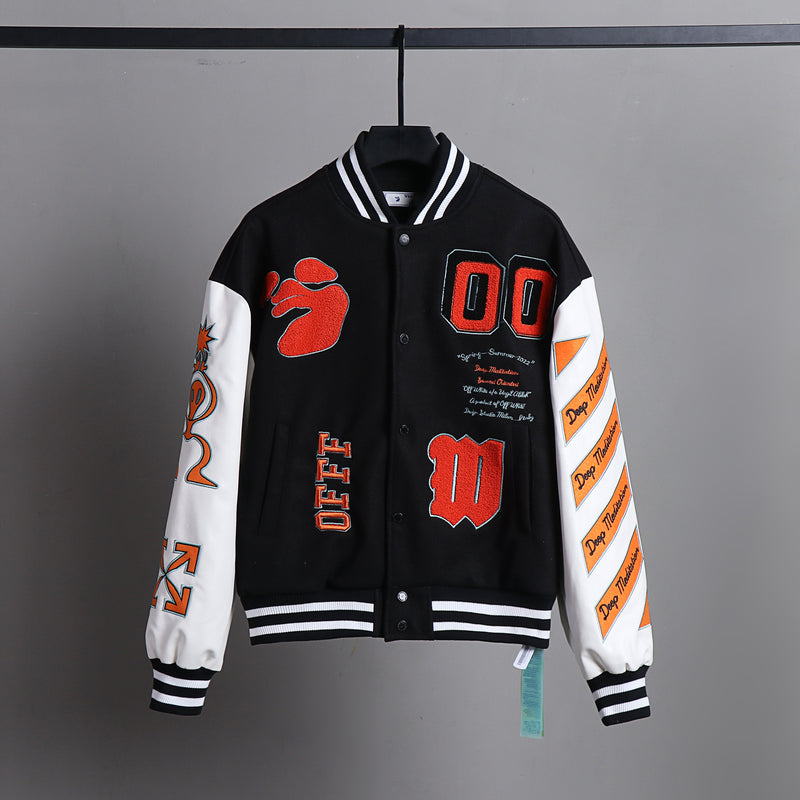 Jaqueta Off-White Abloh Viking Orange