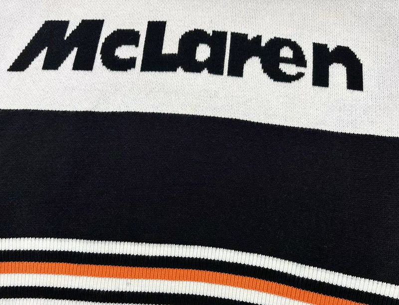 Suéter Rhude x McLaren Logo Polo Black/Orange