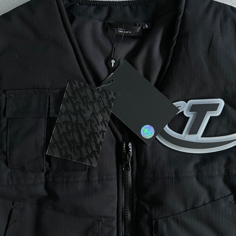 Colete Trapstar "Hyperdrive Pocket Vest Black"