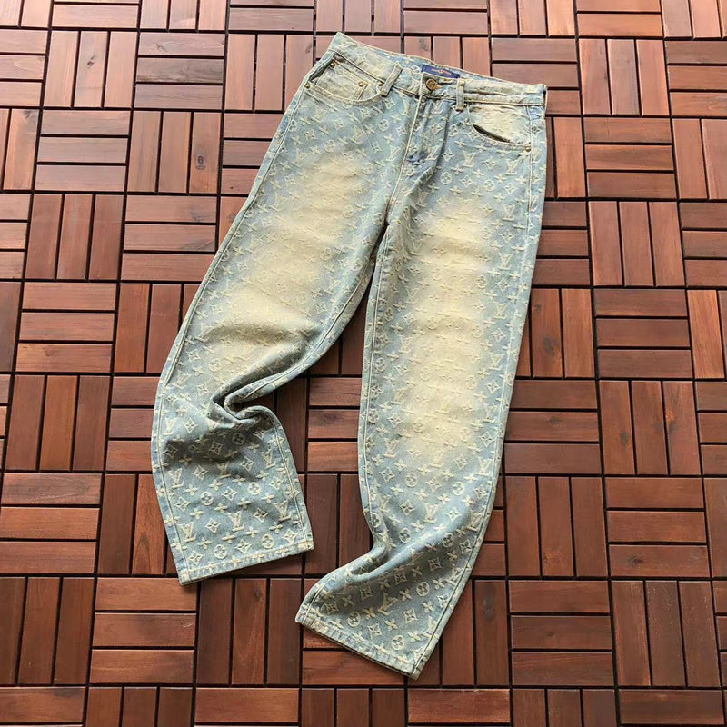 Calça Jeans Louis Vuitton Monogram Pants