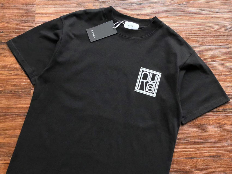 Camiseta Rhude "Square Tee Black"