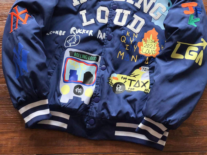 Jaqueta Travis Scott "Rolling Loud New York MERCH Jacket"