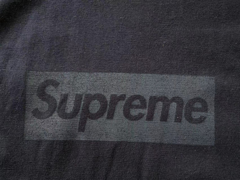 Camiseta Supreme "Tonal Box Logo Black”