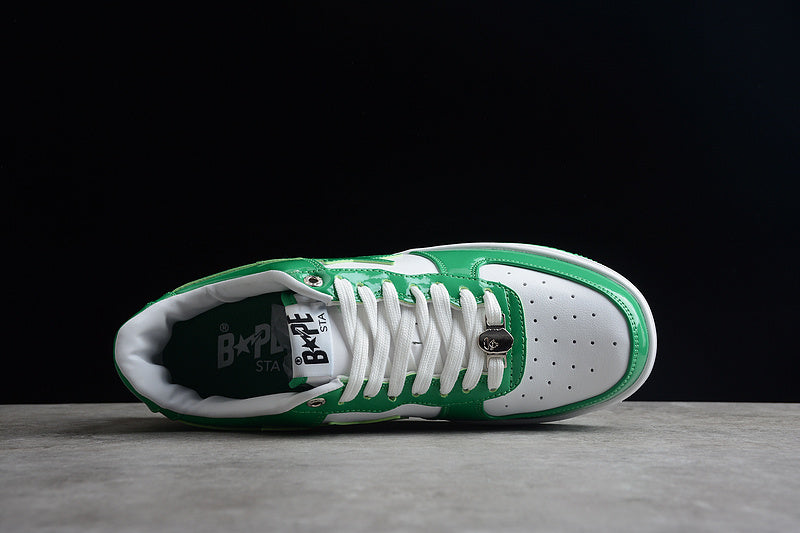 A Bathing Bape Ape Sta Low Green White