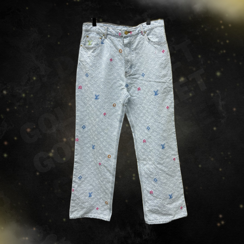 Calça Jeans Louis Vuitton Monogram Ready To Wear