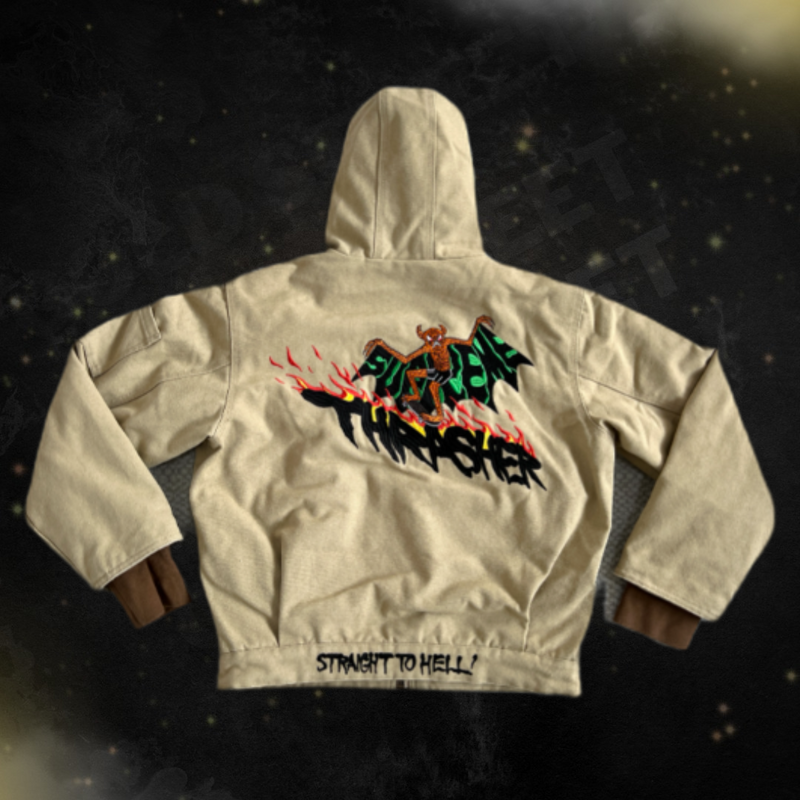 Jaqueta Supreme x TRASHER Hooded Work Jacket