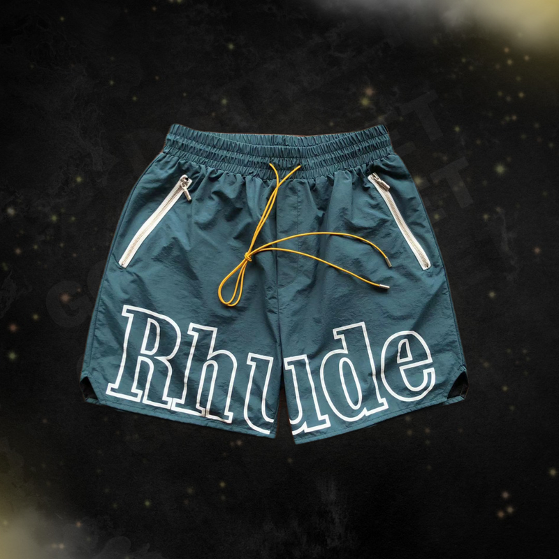 Bermuda Rhude “RH Logo Shorts Green”