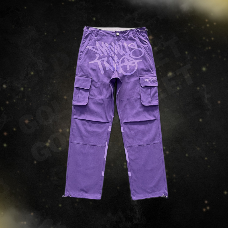 Calça Cargo Minus Two "Purple Graff Cargos"