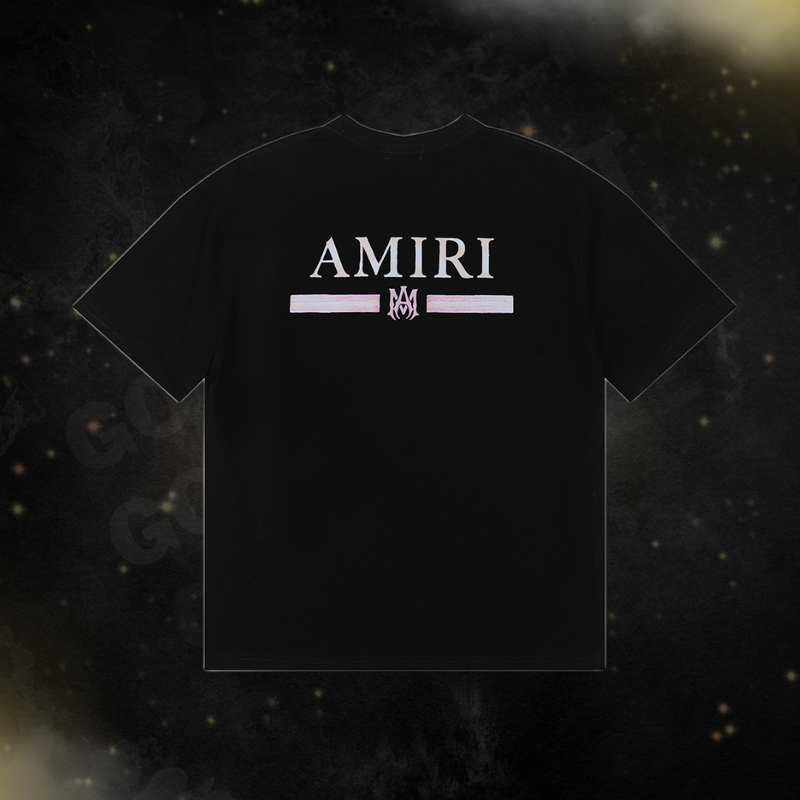 Camiseta Amiri Bar Black Logo