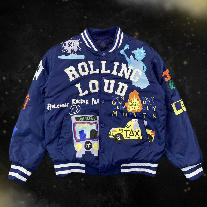 Jaqueta Travis Scott "Rolling Loud New York MERCH Jacket"