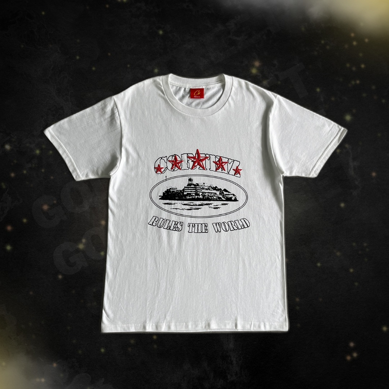 Camiseta Corteiz 5 Star T-shirt White