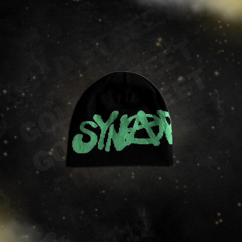 Touca Syna World “Synarchy Reversible Green Beanie hat" (Dupla Face)