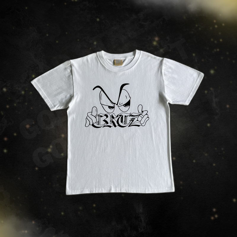 Camiseta Corteiz “Cartoon Eyes White”