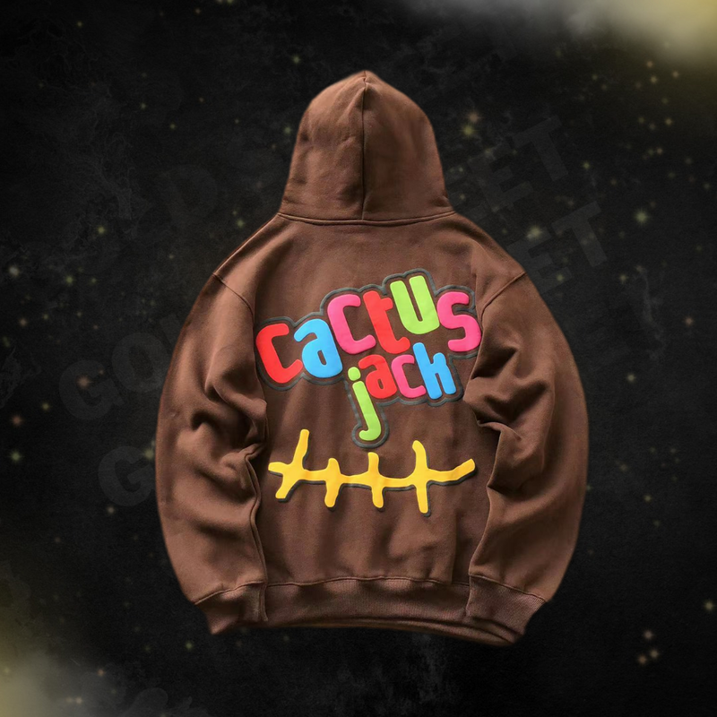 Moletom Cactus Jack x McDonalds Brown Hoodie Smile