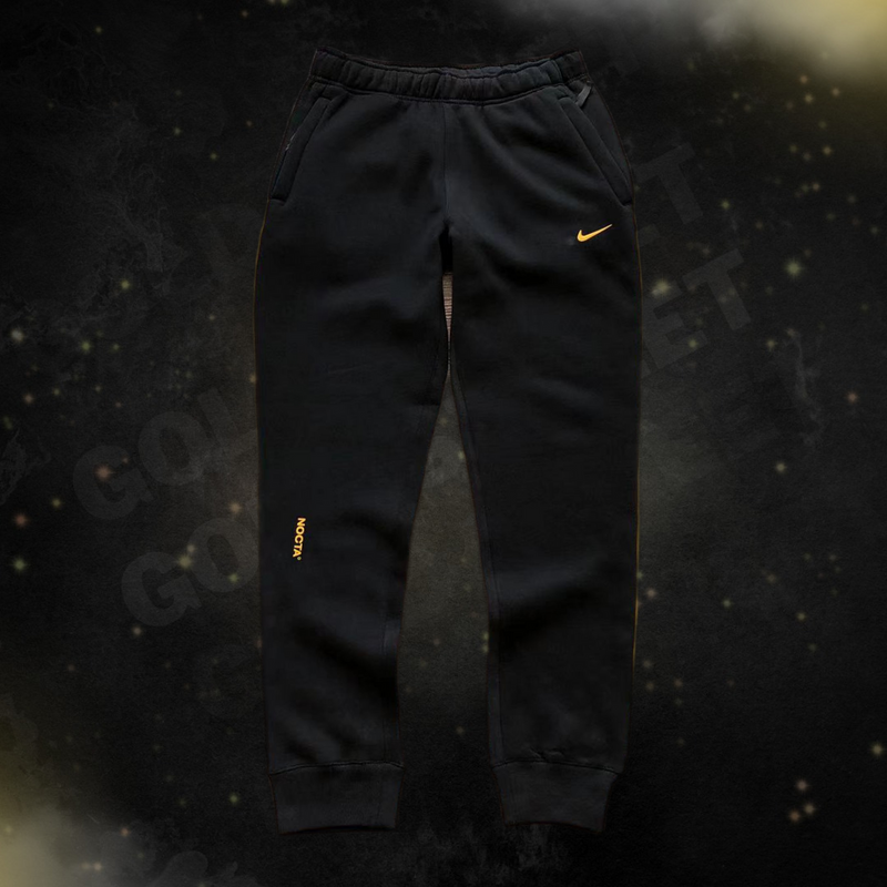 Calça Moletom Nike x Nocta Track Fleece Black/Yellow