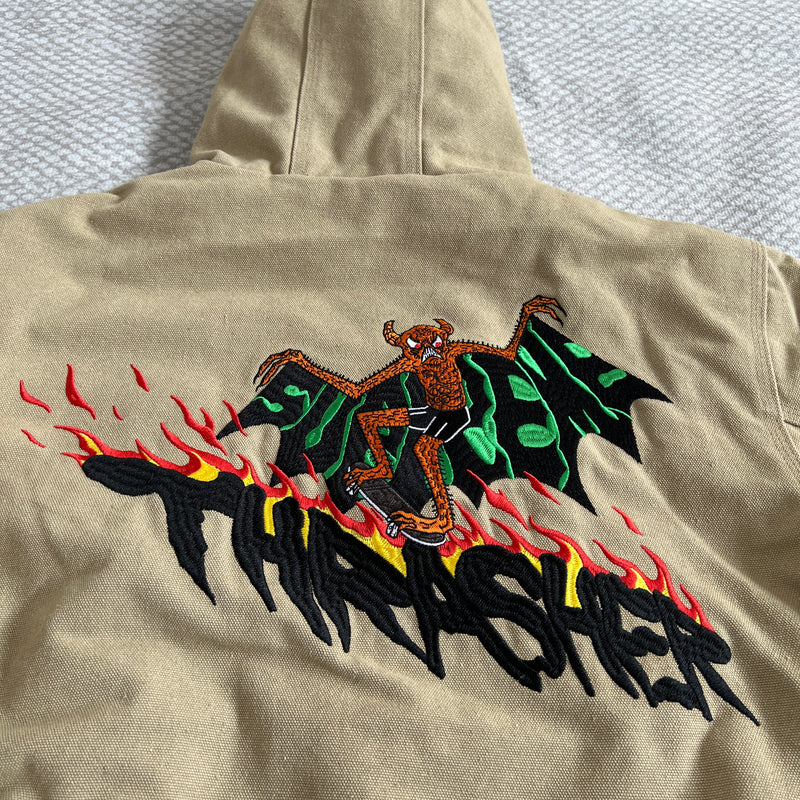 Jaqueta Supreme x TRASHER Hooded Work Jacket