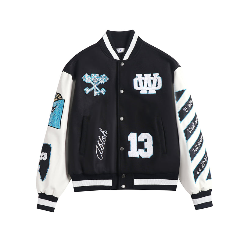 Jaqueta Off-White Varsity Abloh Mage