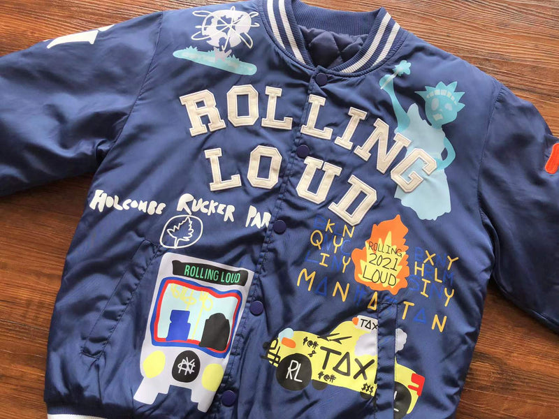 Jaqueta Travis Scott "Rolling Loud New York MERCH Jacket"