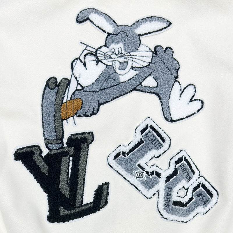 Jaqueta Louis Vuitton Varsity Jacket 22FW Black/White