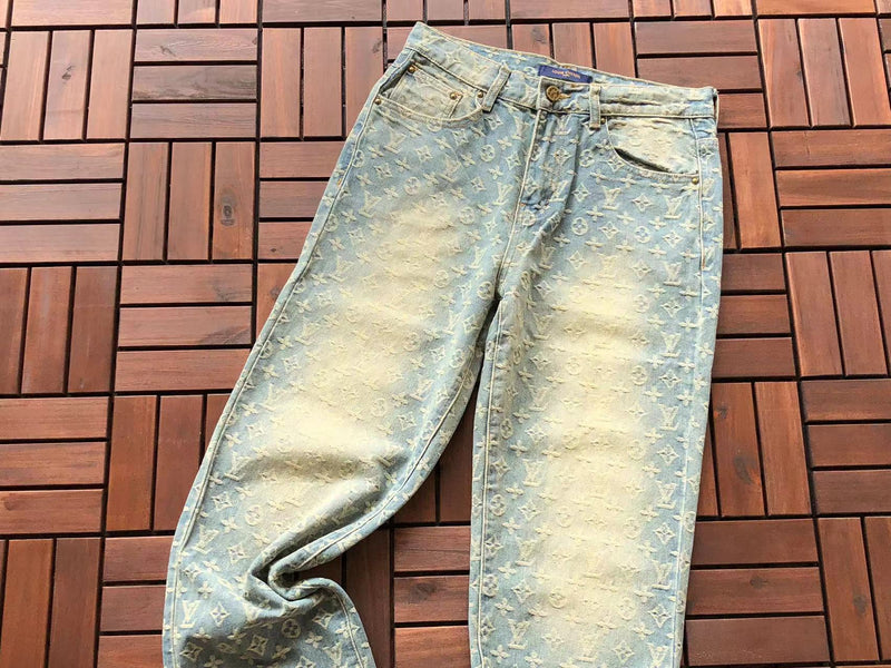 Calça Jeans Louis Vuitton Monogram Pants