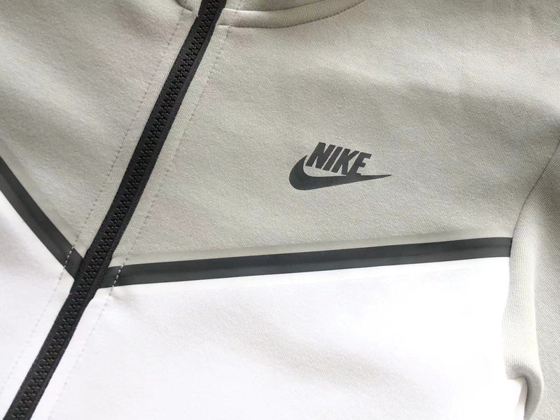 Jaqueta Nike Tech Fleece "White/Gray"