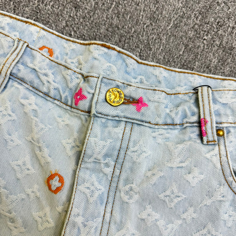 Calça Jeans Louis Vuitton Monogram Ready To Wear