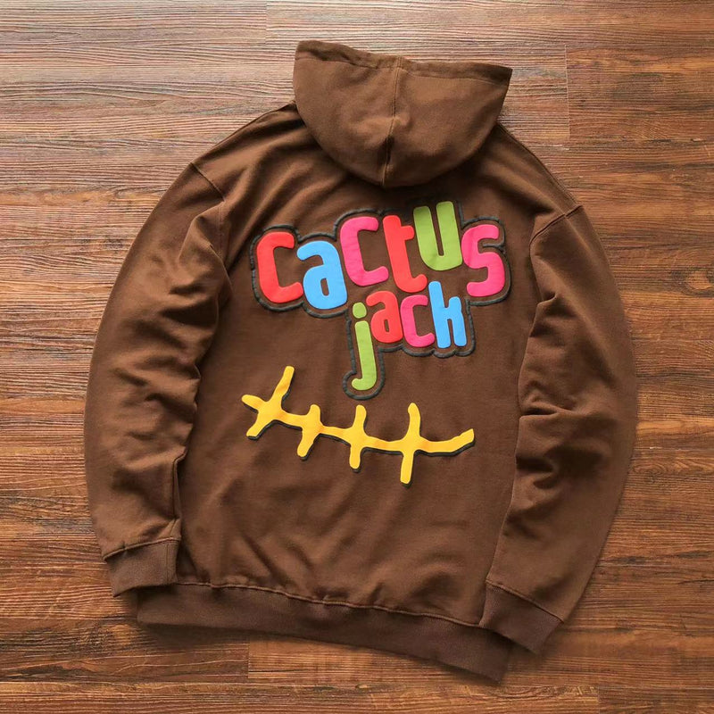 Moletom Cactus Jack x McDonalds Brown Hoodie Smile