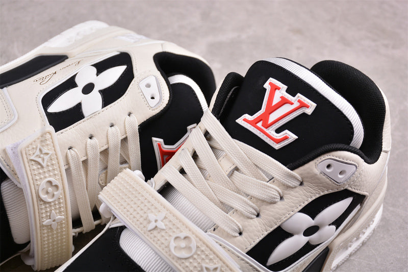 Louis Vuitton LV Trainer Cream Black