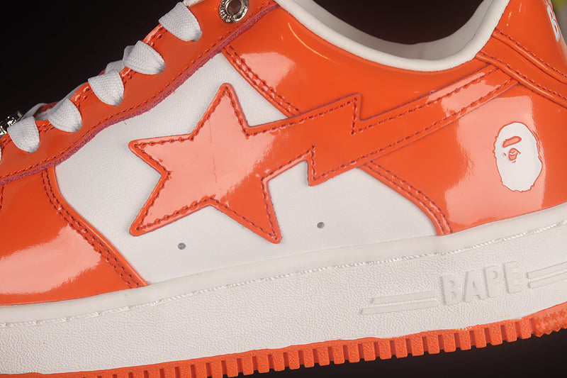 A Bathing Ape Bape Sta Low Orange