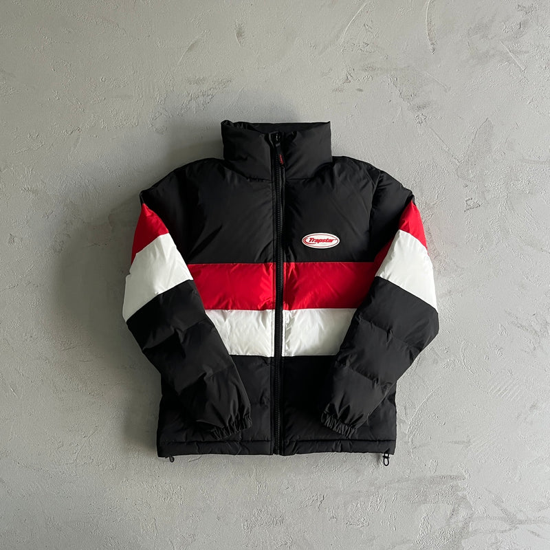 Jaqueta Trapstar “Hyperdrive Puffer Black Red”