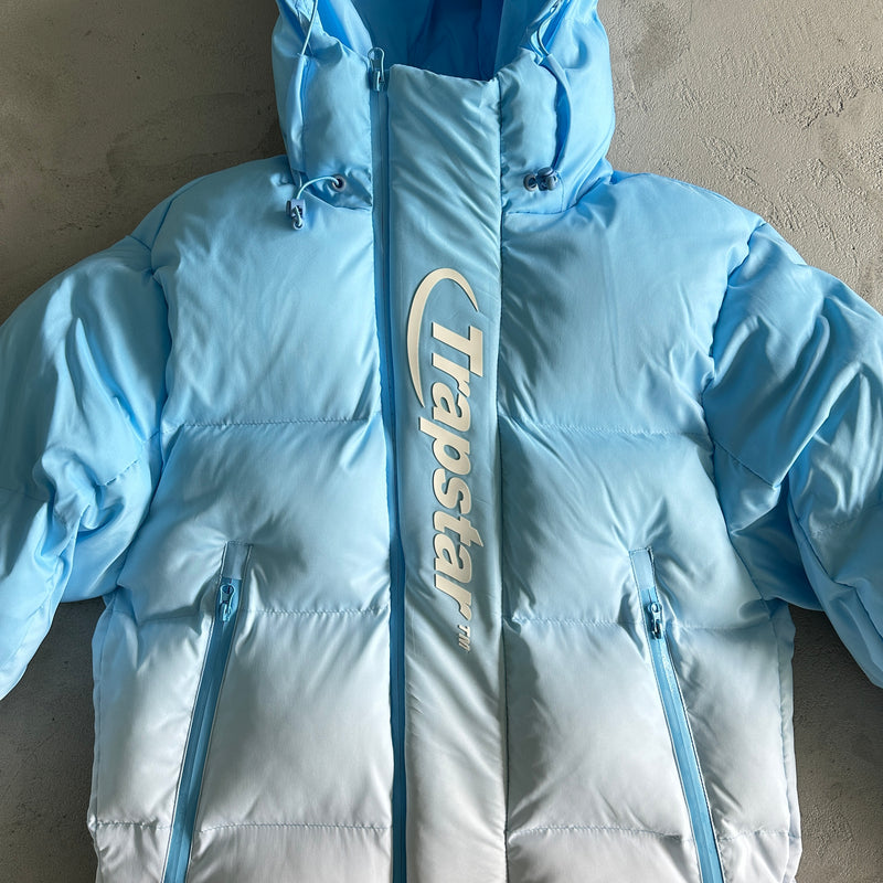 Jaqueta Trapstar "Decoded 2.0 Hooded Puffer Cashmere Blue Gradient Jacket"