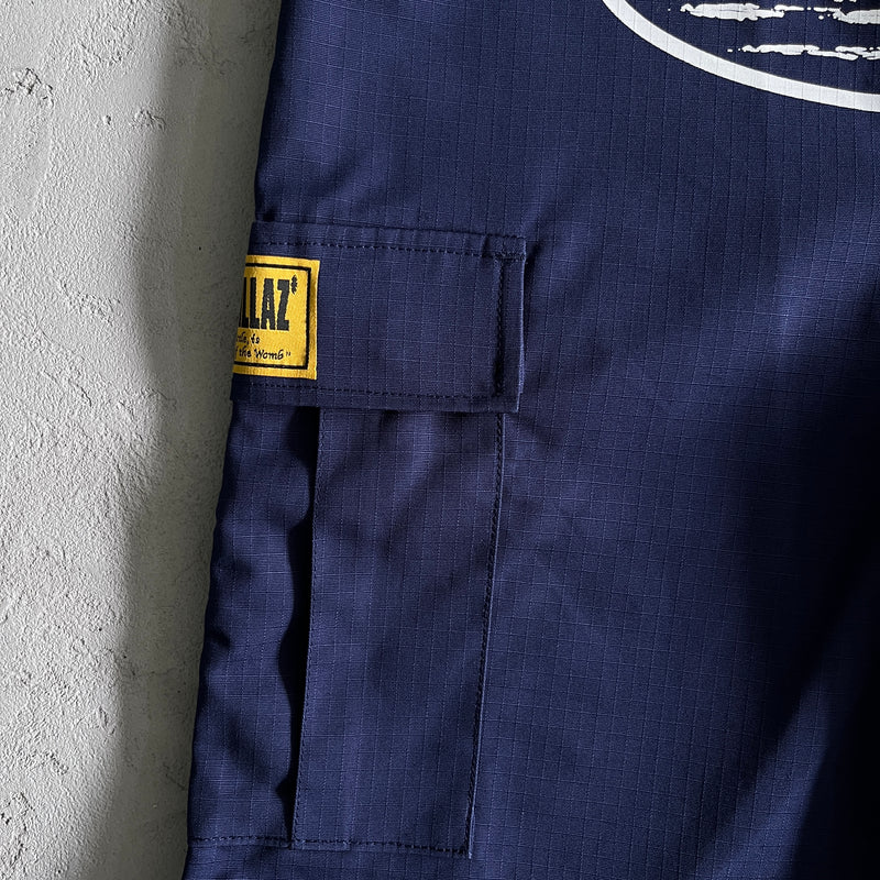 Bermuda Corteiz Cargo Navy Shorts