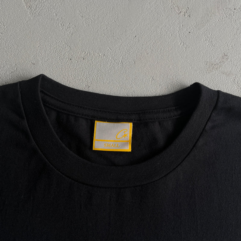 Camiseta Corteiz “Alcatraz Coordinates Black”