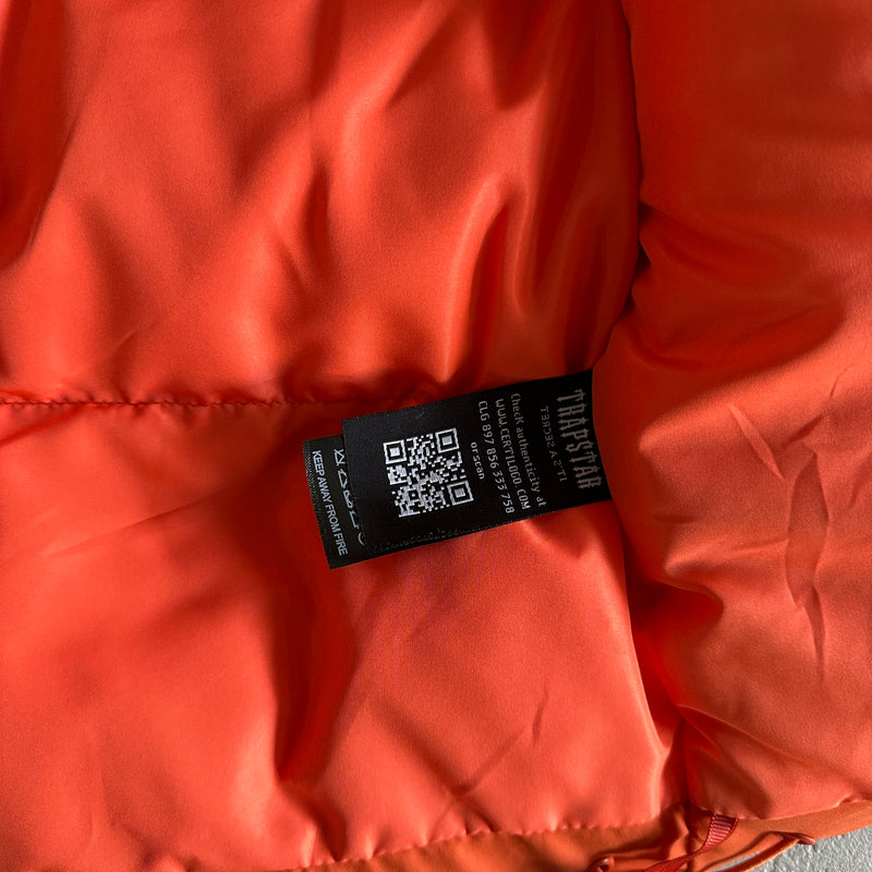 Jaqueta Trapstar "Hyperdrive Technical Puffer Jacket Orange"