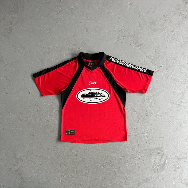 Camiseta Corteiz Alcatraz  "Football Jersey Red"