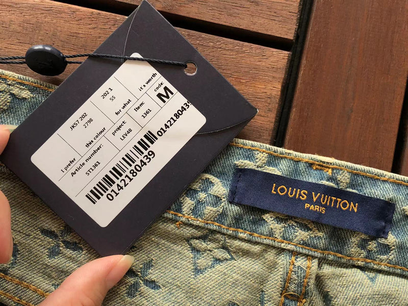 Calça Jeans Louis Vuitton Monogram Pants