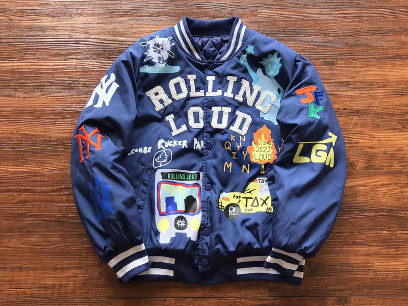 Jaqueta Travis Scott "Rolling Loud New York MERCH Jacket"