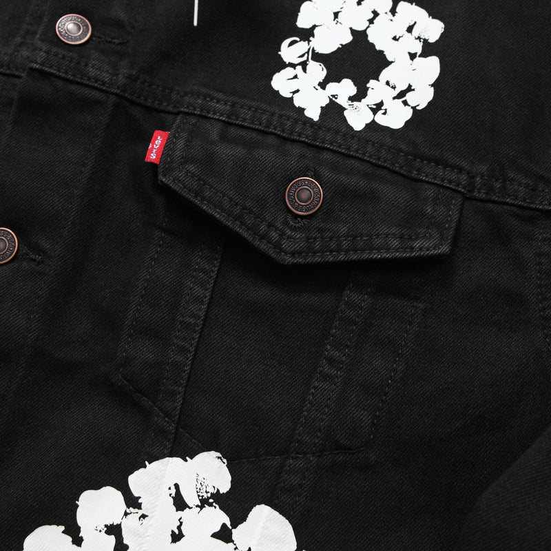 Jaqueta Denim Tears x Levi's Black