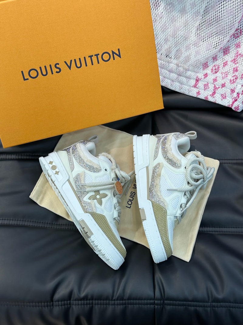 Louis Vuitton LV Skate Sneaker Beige White