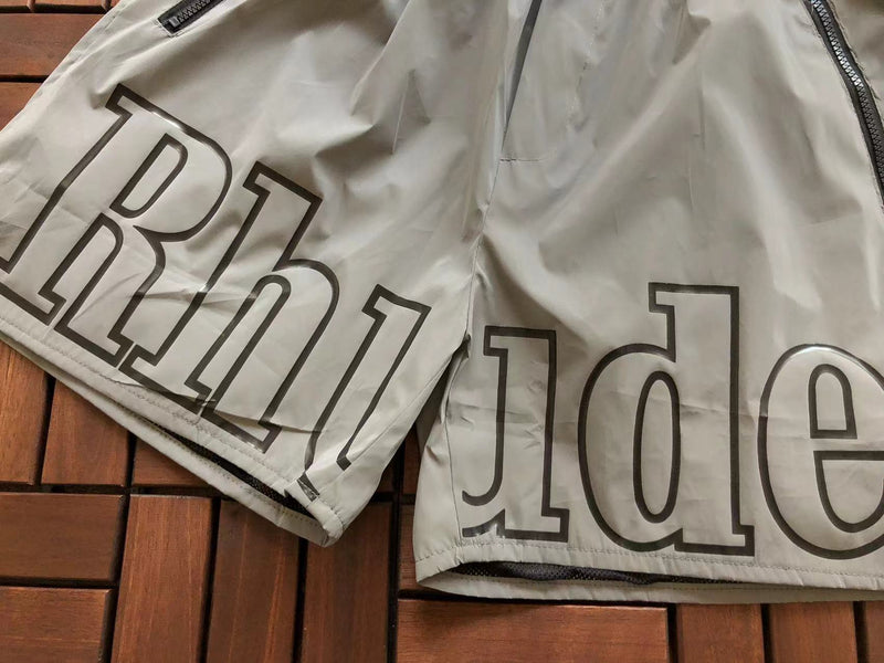 Bermuda Rhude RH Logo Shorts White