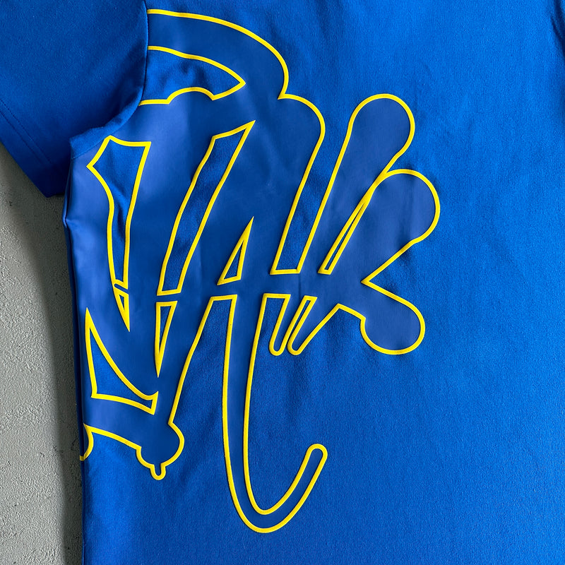 Conjunto Syna World "Sy Logo Tee Cobalt Blue"