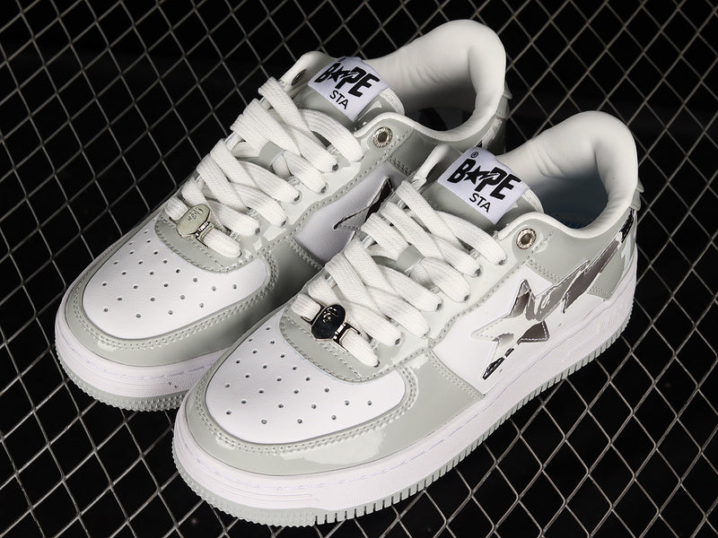 A Bathing Ape Bape Sta Low Camo Grey