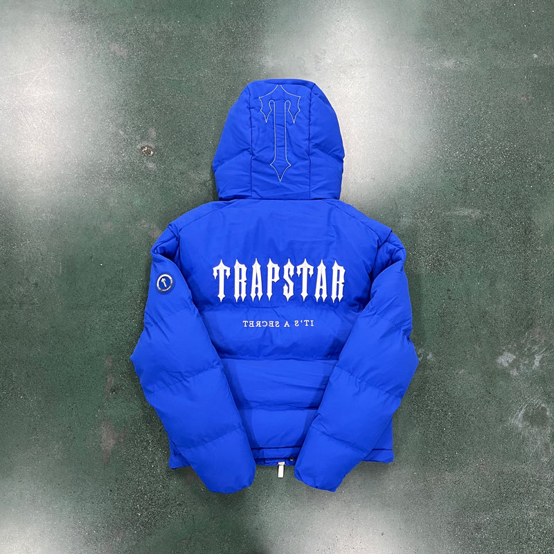 Jaqueta Trapstar “Decoded 2022 Hooded Puffer Dazzling Blue“
