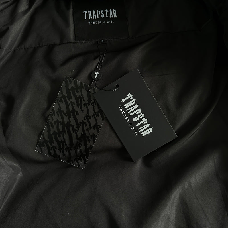 Jaqueta Trapstar "lrongate Collar Puffer Black White"